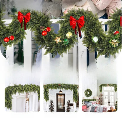 Artificial Cedar Christmas Garland